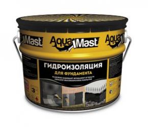 Мастика битумная холодная Aquamast для фундамента 3кг Aquamast