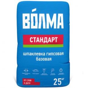 Шпаклёвка гипсовая Волма Стандарт 25 кг Волма