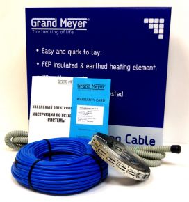 Электрический теплый пол Grand Meyer двужильный кабель THC20